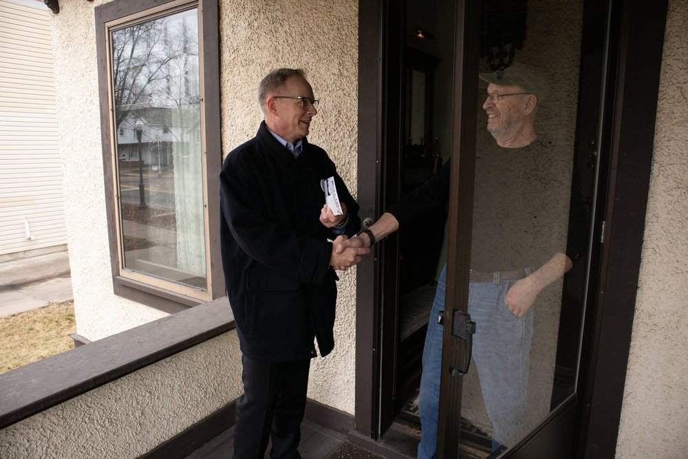Doug Diny, Door knock, Wausau